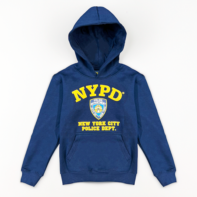 Kid's Official Licensed NYPD Hoodie (2 Font Colors)