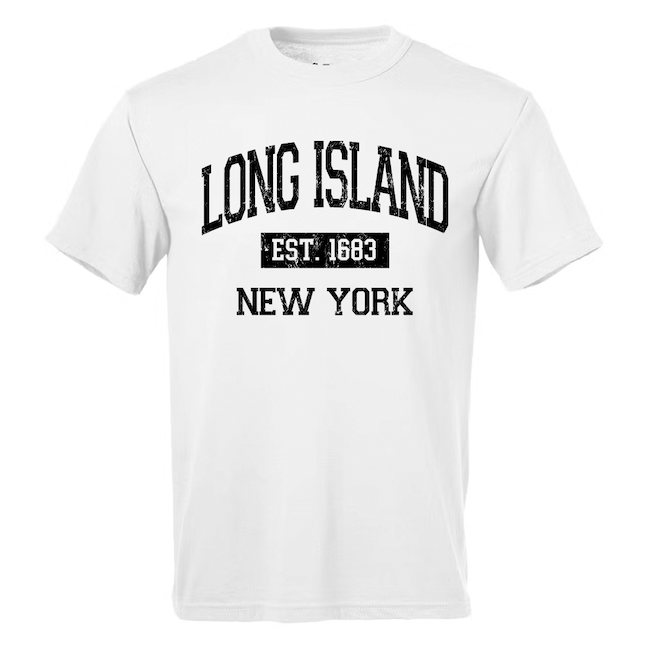 Vintage Est. 1683 LONG ISLAND Shirt (4 Colors) | Long Island T Shirt