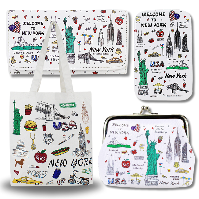 New York Gifts for Her Staple Themes Gift Box | Gifts from NYC for Her (4-piece Set)
