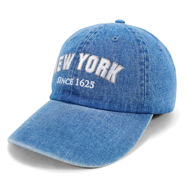 Light Wash Denim "New York" Hat | NY Hat