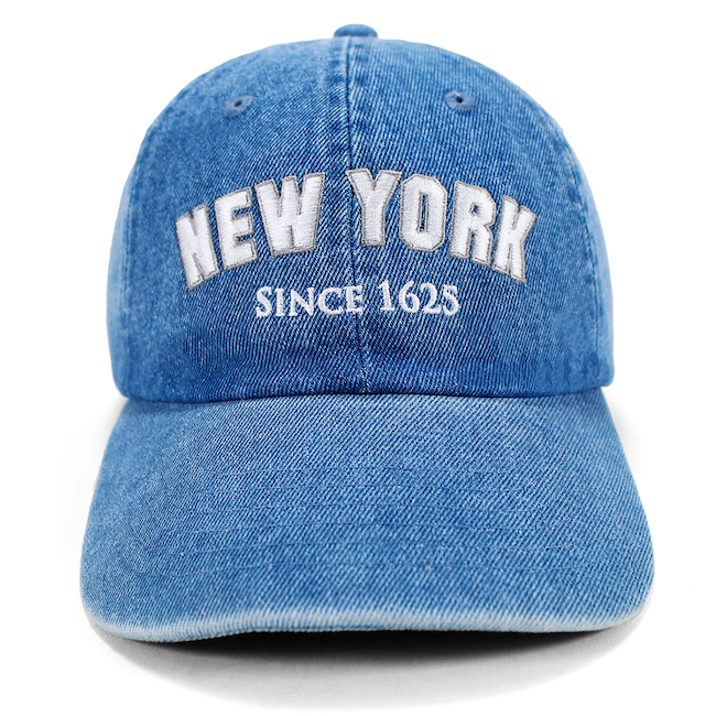 Light Wash Denim "New York" Hat | NY Hat