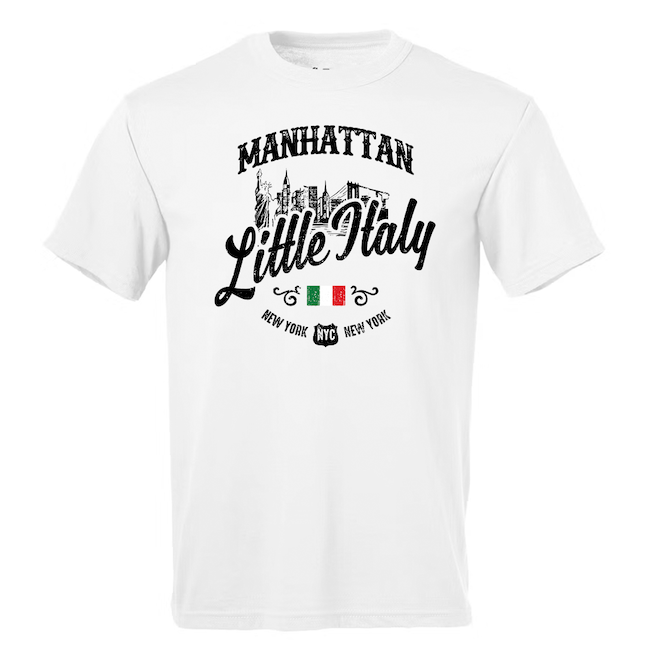 Classic Manhattan Little Italy Shirt (2 Colors)[6 Sizes]