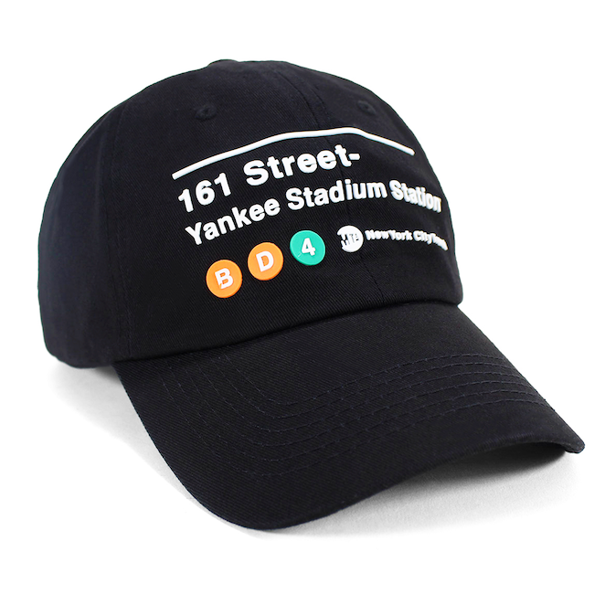 Yankee Stadium Station MTA Baseball Cap (Velcro Adjustable)