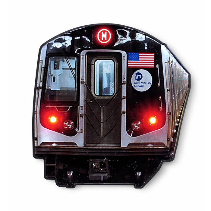 New York City Subway M Train Acrylic Magnet