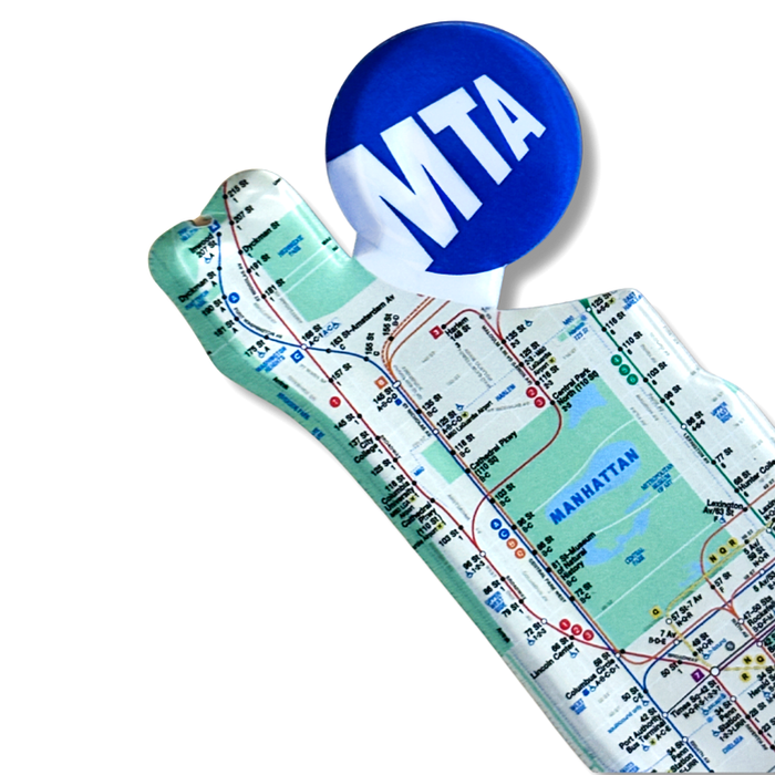 New York City Subway Map Acrylic Magnet