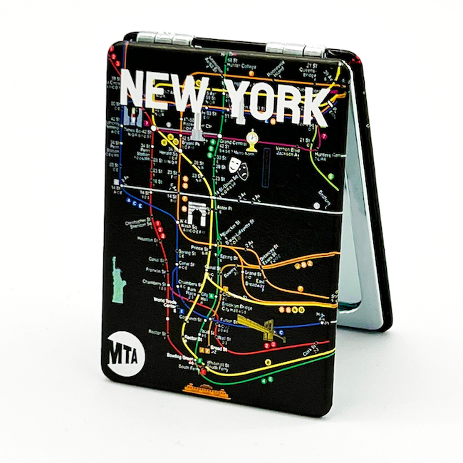 MTA New York Subway Map Compact Mirror (2 styles)