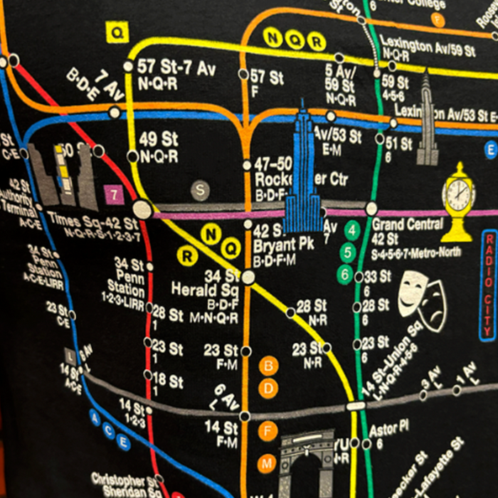 Licensed MTA T-Shirt | NYC Subway T-Shirt (3 Colors)