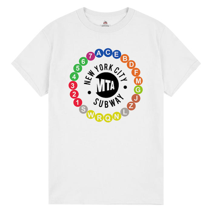 Classic New York City MTA Subway Lines T-Shirt (2 Colors)