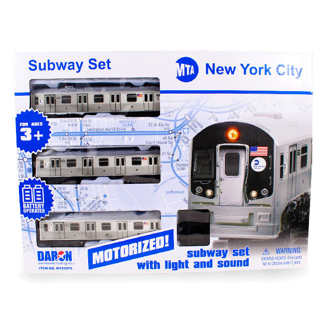 Electronic New York City Subway Train Toy Set