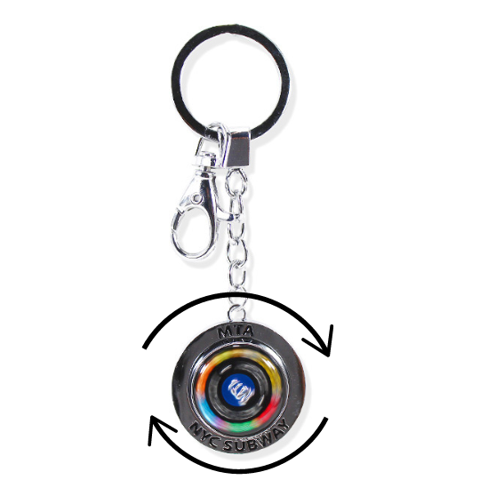 Full Metal MTA Subway Keychain | MTA Gift Shop — NYGiftloft