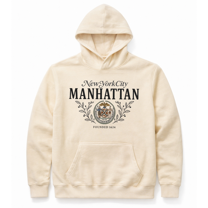 Manhattan Heritage Seal Hoodie – The Borough Heritage Collection
