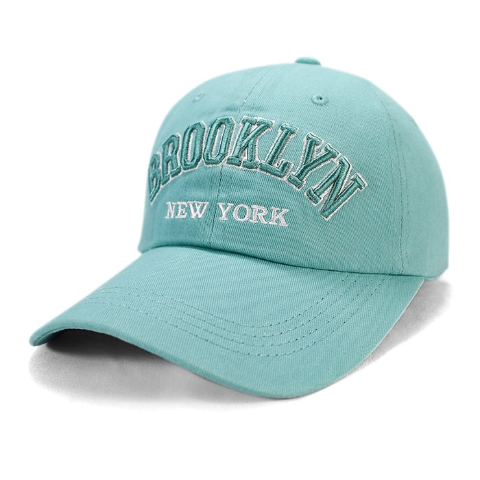 Brooklyn NY Classic Baseball Cap - Mint & Pink