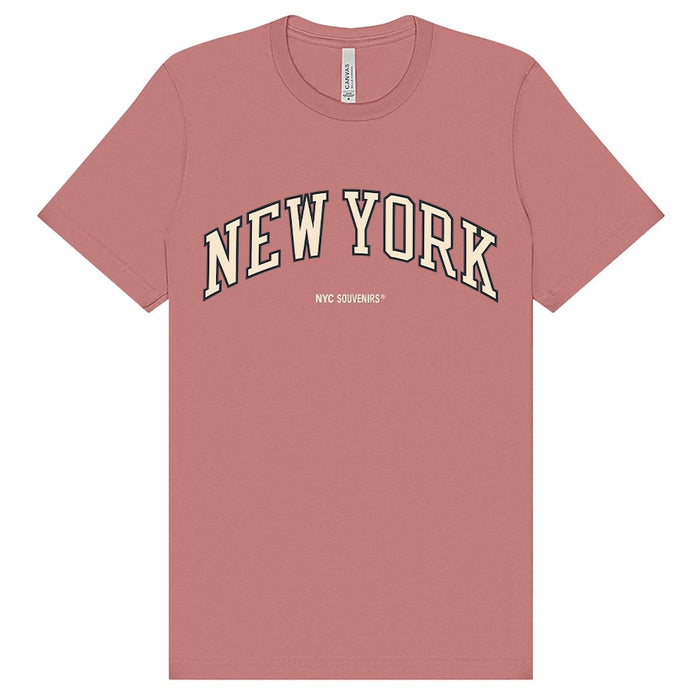 NEW YORK Arch Cream Block Tee