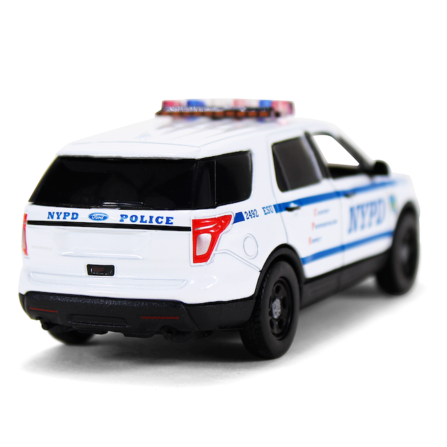 Modellino Ford Police Interceptor NYPD Scala 1:64 - Pressofuso Collezione - Foto 3