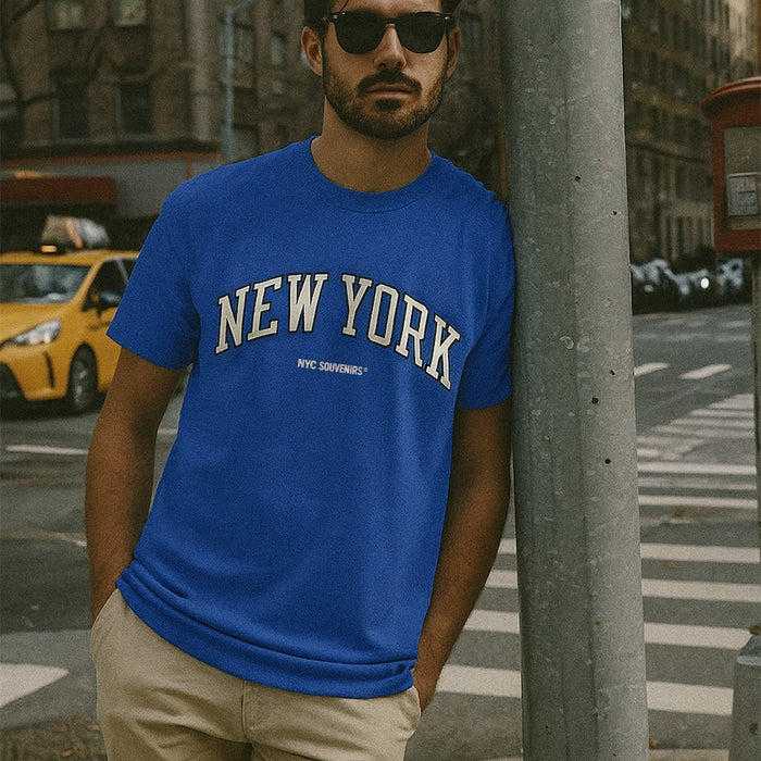 NEW YORK Arch Cream Block Tee