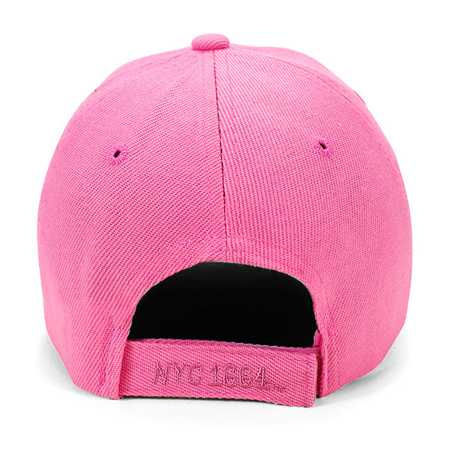 Monogram "NYC" Hat | New York City Cap w/ Velcro-back Curved Bill | Unisex New York Hat
