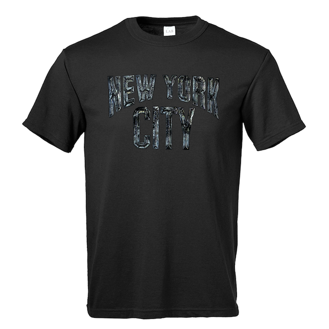 Faux Alligator Skin Black Lennon New York T-Shirt | NYC T-Shirt (5 Sizes)