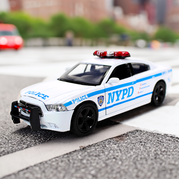 Die-Cast Dodge Charger NYPD Toy Car Fleet Vehicle (2 Sizes
