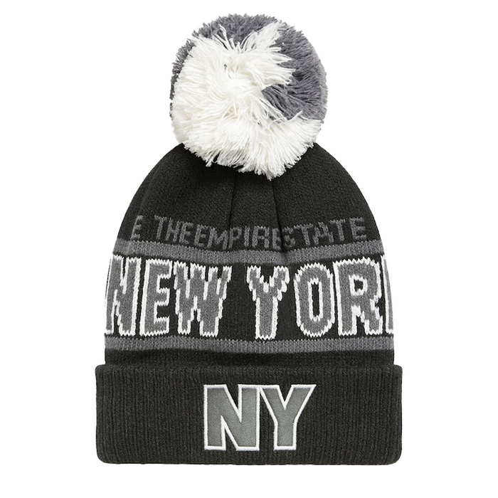 The Empire State Pom Knit Beanie (LIMITED RELEASE)