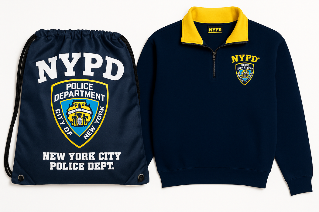 BFCM NYPD 3/4 Zip Fleece - FREE SLING BAG! ($19.95 value)