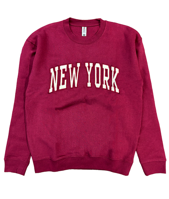 Embroidered Black New York Sweatshirt | New York Apparel (5 Sizes)[4 Colors]