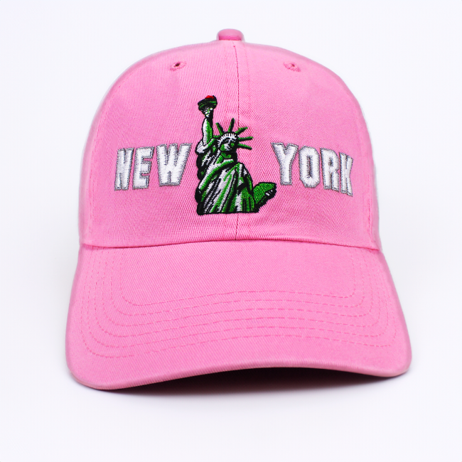 Statue of Liberty Applique & Embroidered New York Hat (2 Colors)