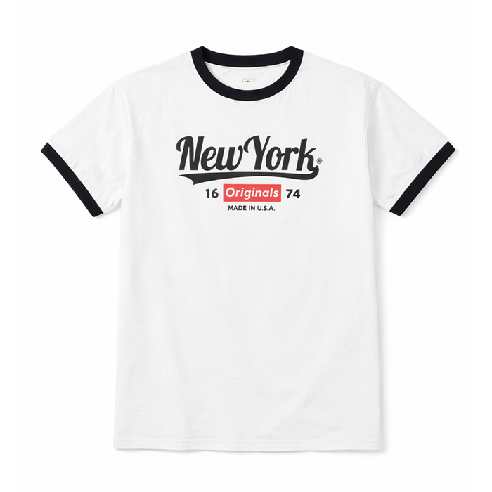 LoftClub™ “New York Originals” Ringer Tee — Made in U.S.A.