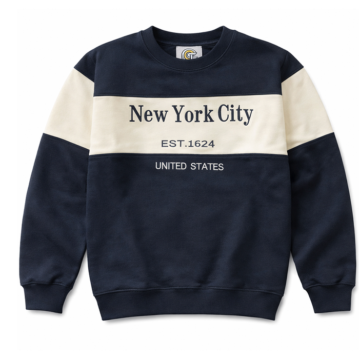 New York City Heritage Dual Blend Crewneck (3 Colors)