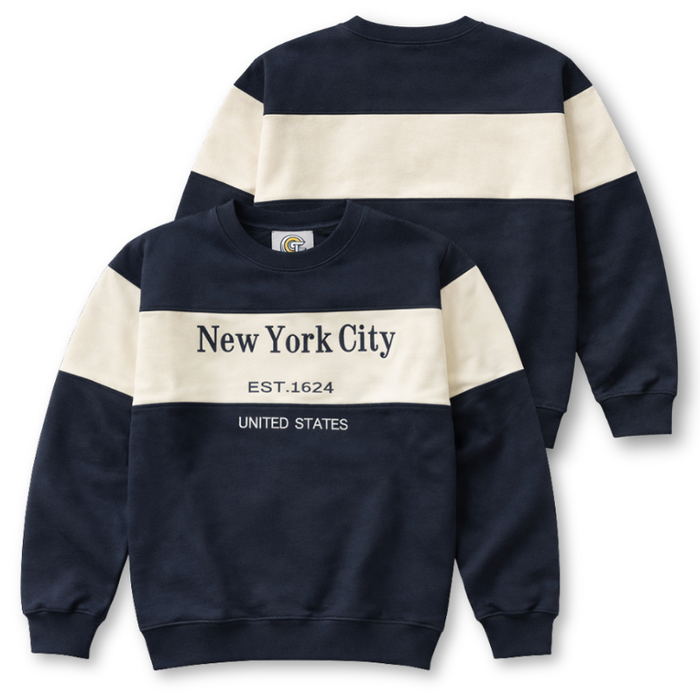 New York City Heritage Dual Blend Crewneck (3 Colors) — NYGiftloft