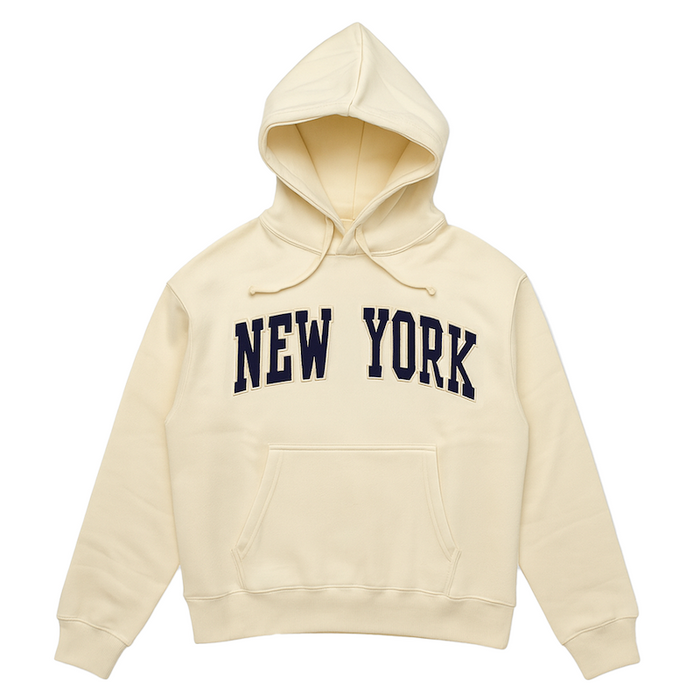 New York Jersey Appliqué Hoodie (2 Colors)