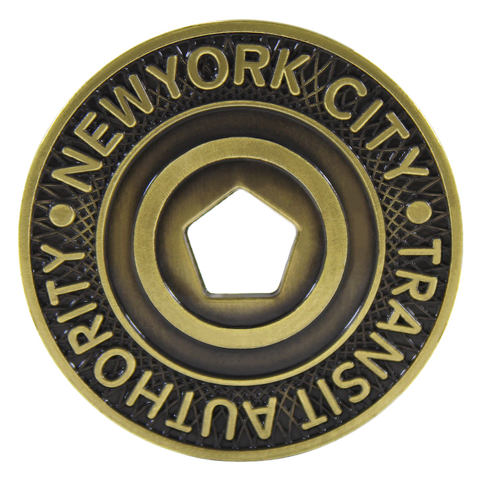 38MM Collector's MTA Subway Replica '5-Borough Pentagon' Token 38MM Collector's MTA Subway Replica '5-Borough Pentagon' Token