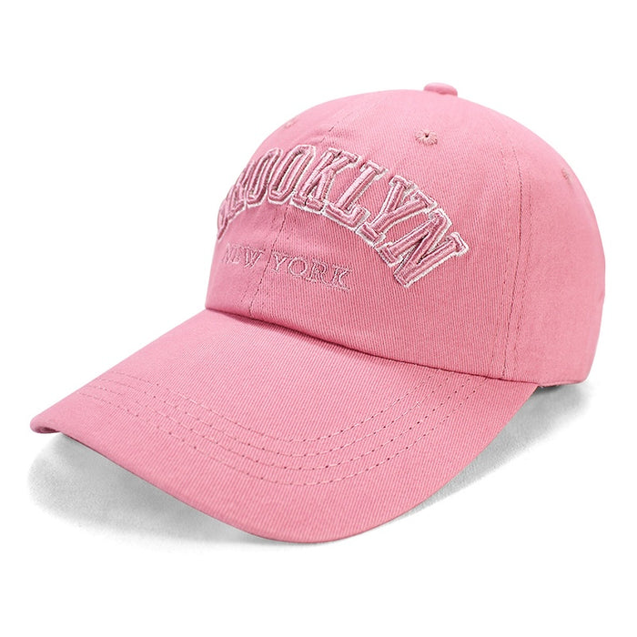 Brooklyn NY Classic Baseball Cap - Mint & Pink