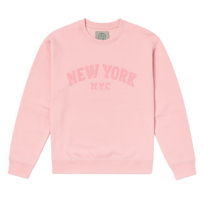NEW YORK CITY Chenille Appliqué Crewneck (3 Colors)