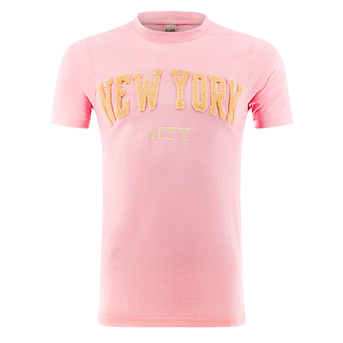 NEW YORK CITY Chenille Applique T-Shirt (6 Colors)