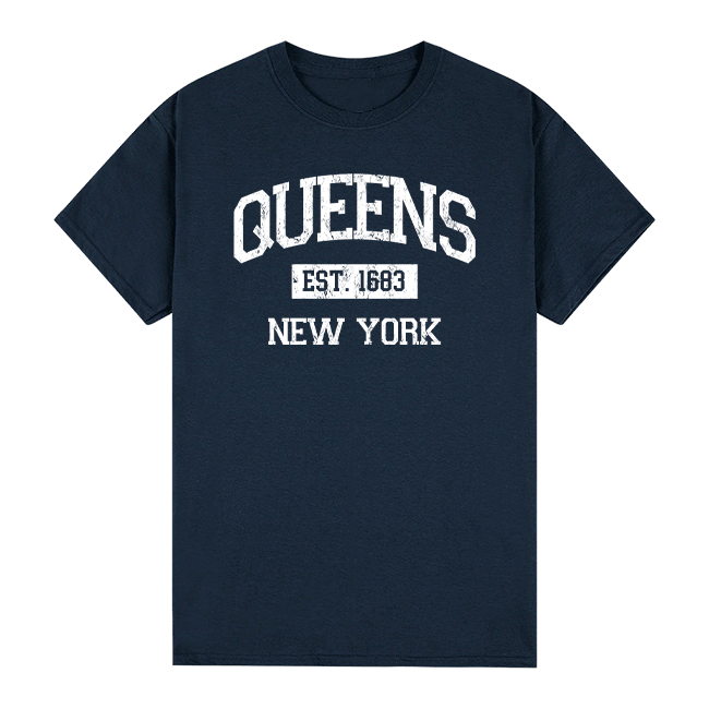 Vintage Est. 1683 QUEENS Shirt (6 Colors) | QUEENS T Shirt