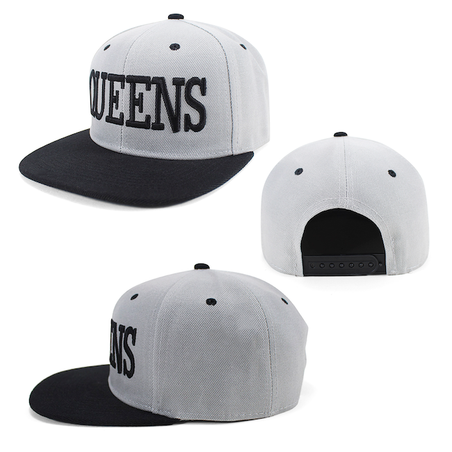 Classic QUEENS Snapback Hat | Queens Flat Cap (2 Colors)