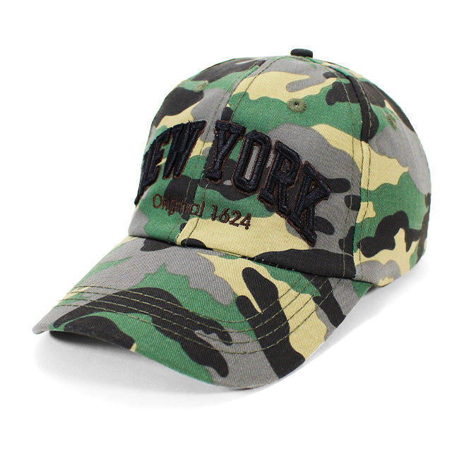 Camouflage Embroidered "New York" Hat | NYC Hat