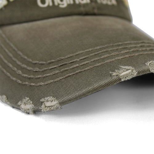 Floral Applique Distressed NEW YORK Originals Baseball Cap