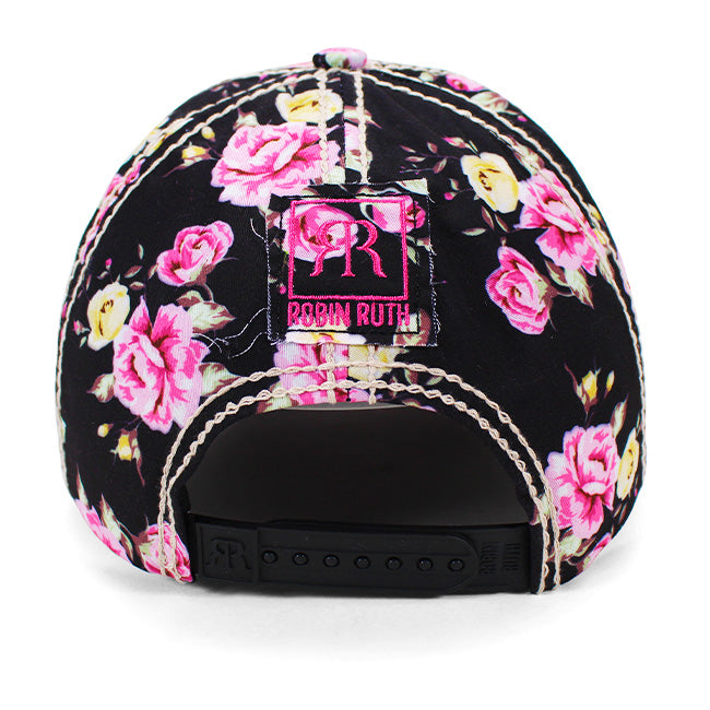 Floral Embroidered New York Hat Snapback | Floral NYC Hat (3 Colors)
