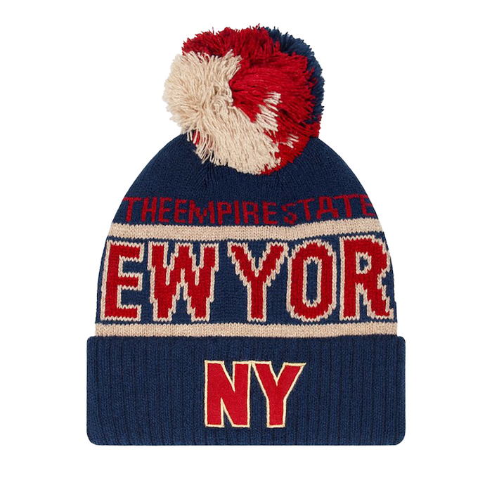 The Empire State Pom Knit Beanie (LIMITED RELEASE)