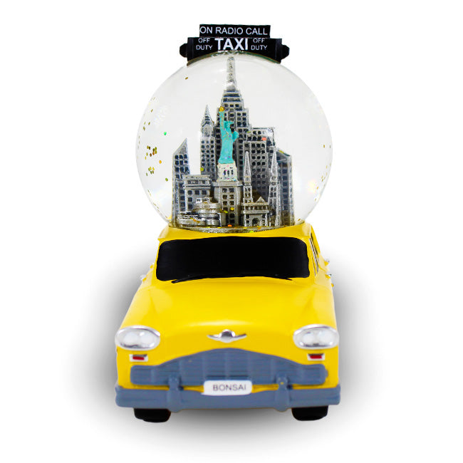 3D Yellow Cab Taxi New York Snow Globe | NYC Snow Globe (2 Sizes)