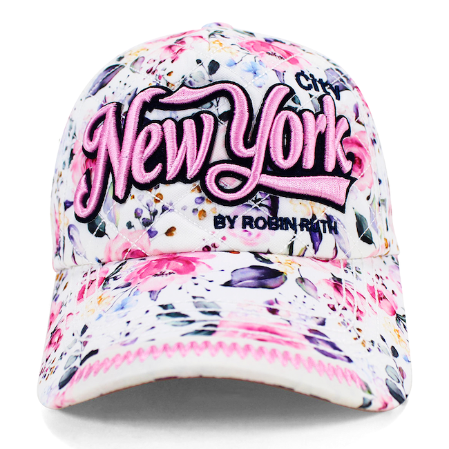 Reinforced Quilted Floral New York Hat (4 Colors)