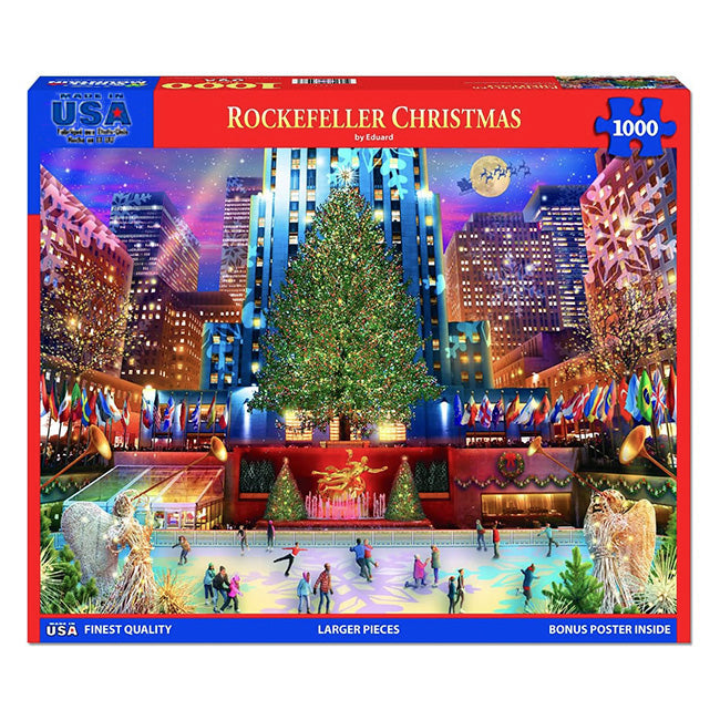 NYC Puzzle Rockefeller Christmas New York Puzzle (1000 Pieces)