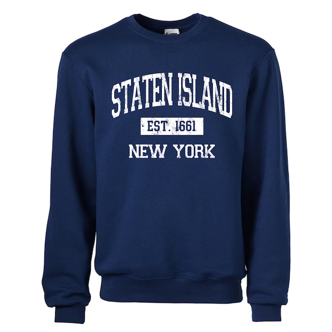 Vintage Est. 1661 STATEN ISLAND Sweatshirt (5 Colors)