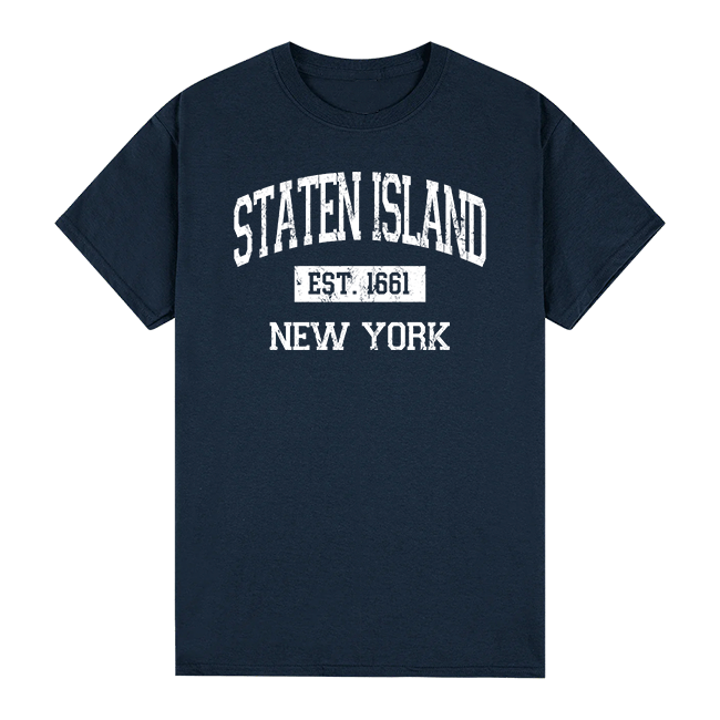 Vintage Est. 1661 STATEN ISLAND Shirt (5 Colors) | Staten Island T Shirt