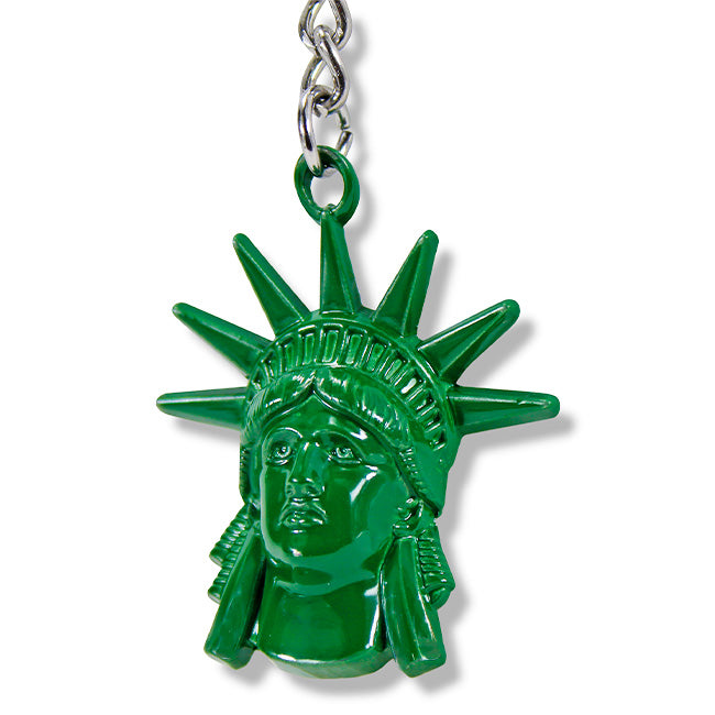 Acrylic Metal Crown of Statue of Liberty Keychain