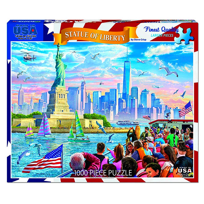 Statue of Liberty Puzzle Elis Island New York Puzzle | 1000 Piece New York Puzzle