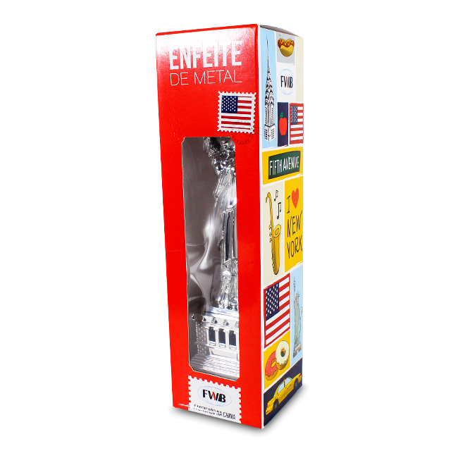 Statue of Liberty Chrome Figurine