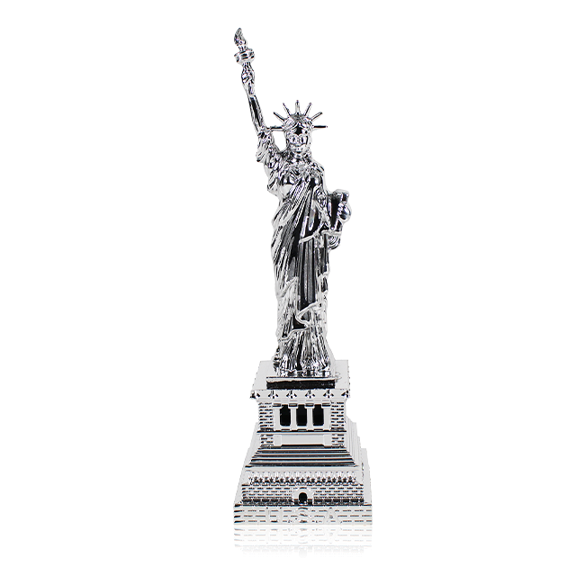 Statue of Liberty Chrome Figurine
