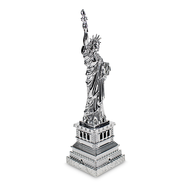 Statue of Liberty Chrome Figurine